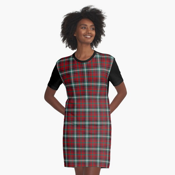 Maguire tartan tee shirt dress