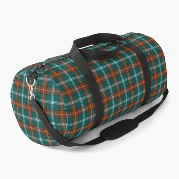 Manitoba tartan duffle bag