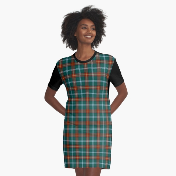 Manitoba tartan tee shirt dress