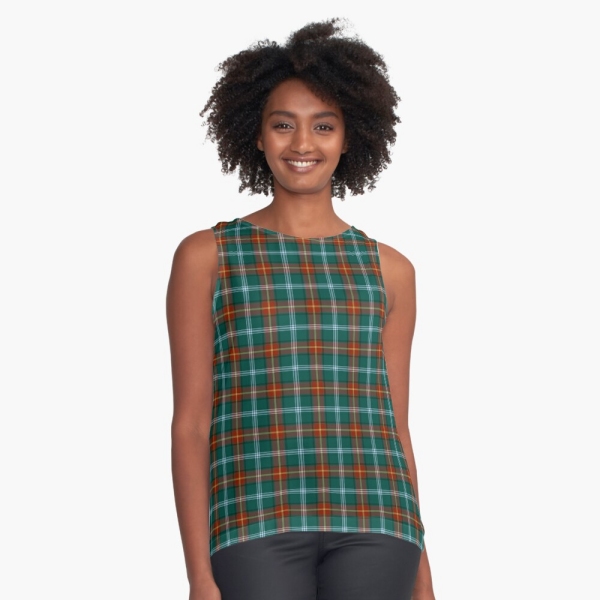 Manitoba tartan sleeveless top