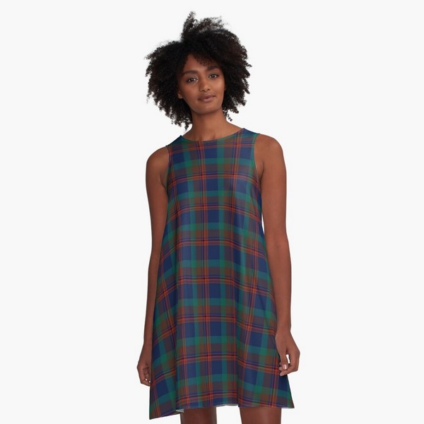 Mann tartan a-line dress