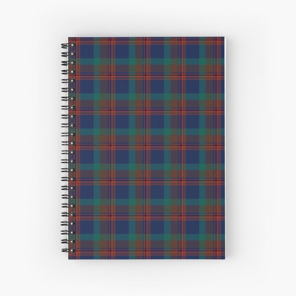 Mann tartan spiral notebook