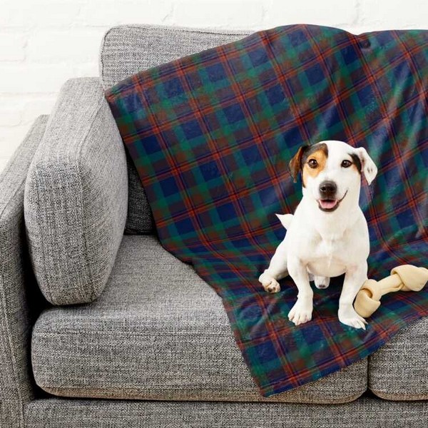 Mann tartan pet blanket