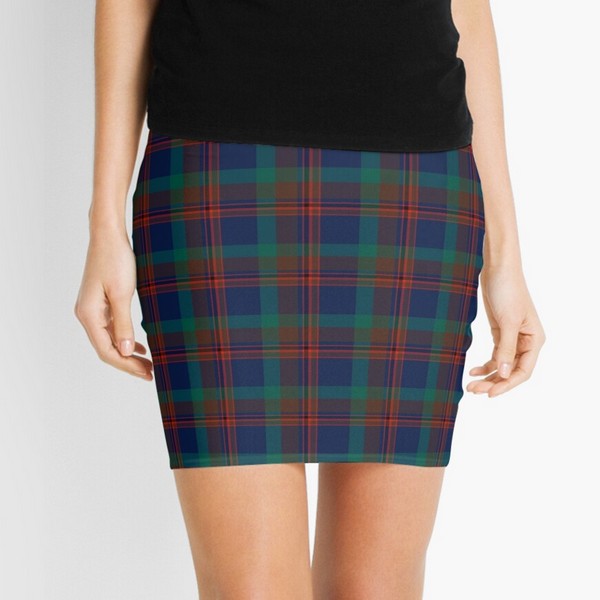 Mann tartan mini skirt