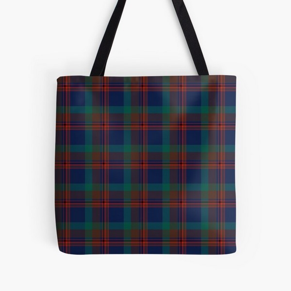 Mann tartan tote bag