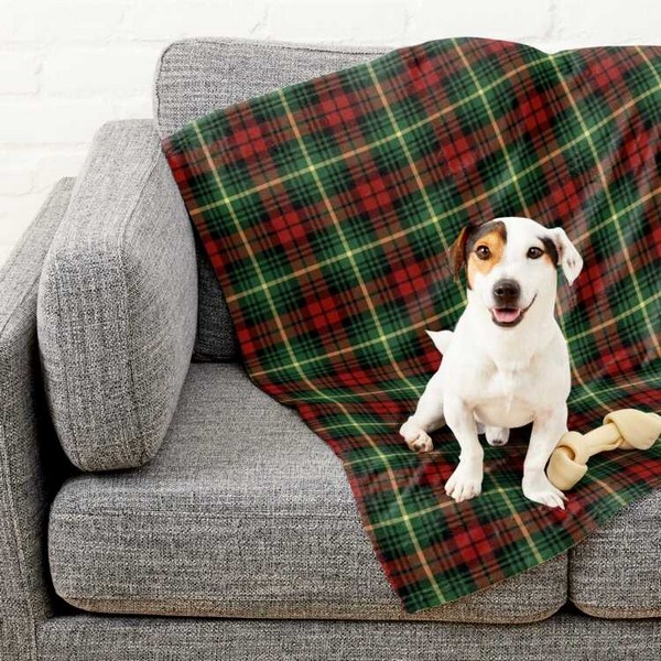 Clan Martin Tartan Pet Blanket