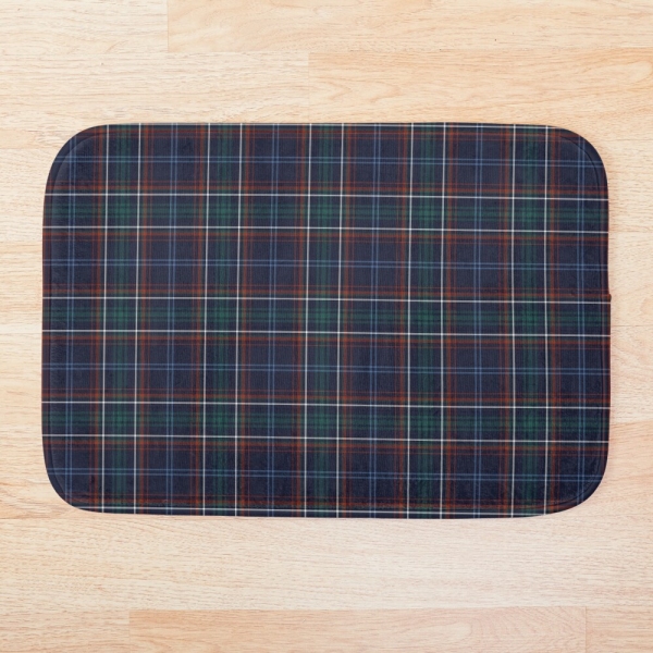 Massachusetts Tartan Floor Mat