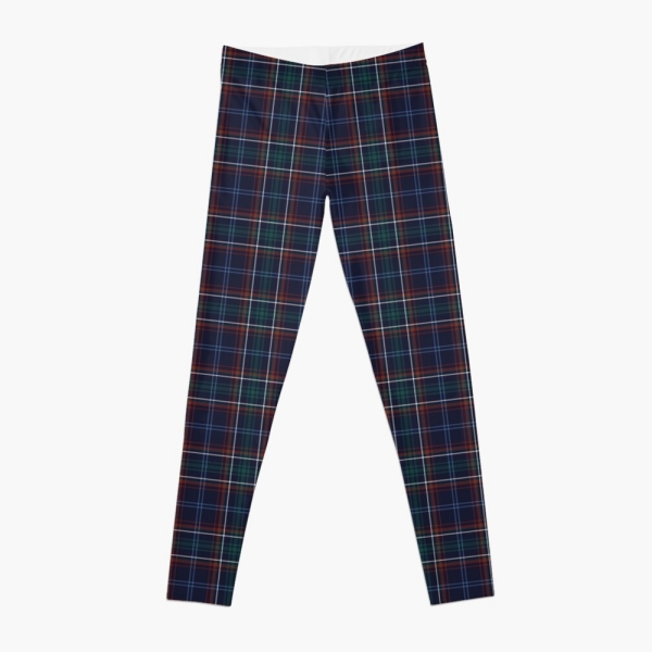 Massachusetts tartan leggings