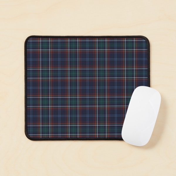 Massachusetts tartan mouse pad