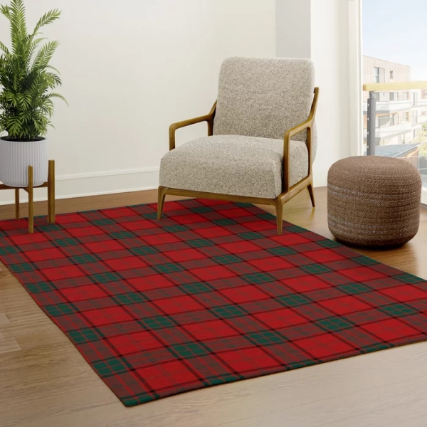 Maxwell tartan area rug