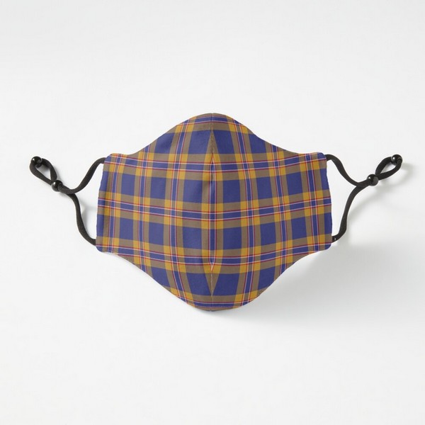 McCann tartan fitted face mask