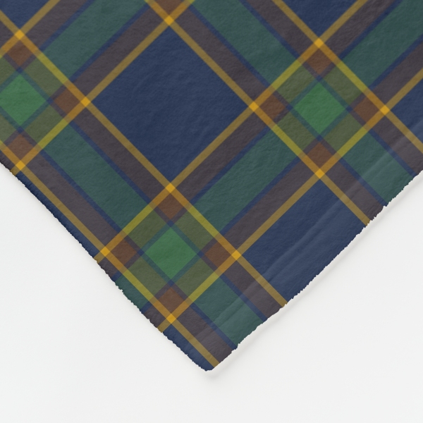 McGovern tartan fleece blanket