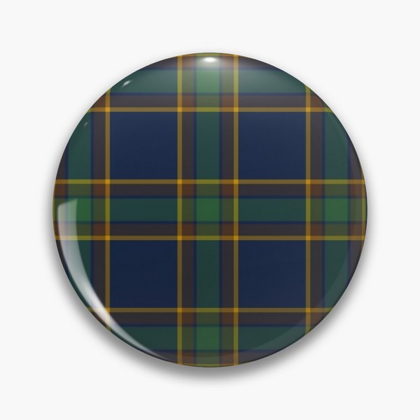 McGovern tartan pinback button