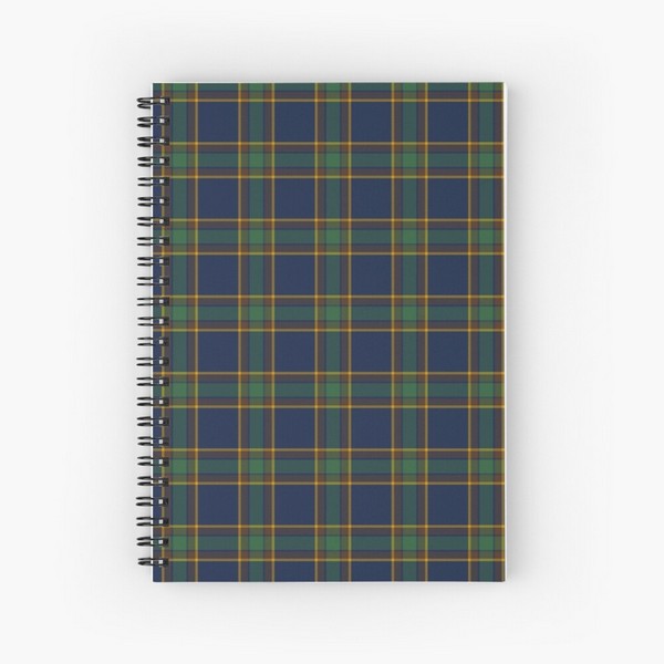 McGovern tartan spiral notebook