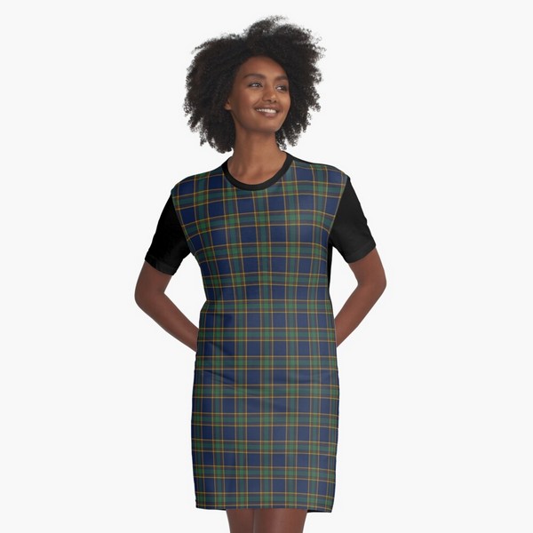 McGovern tartan tee shirt dress