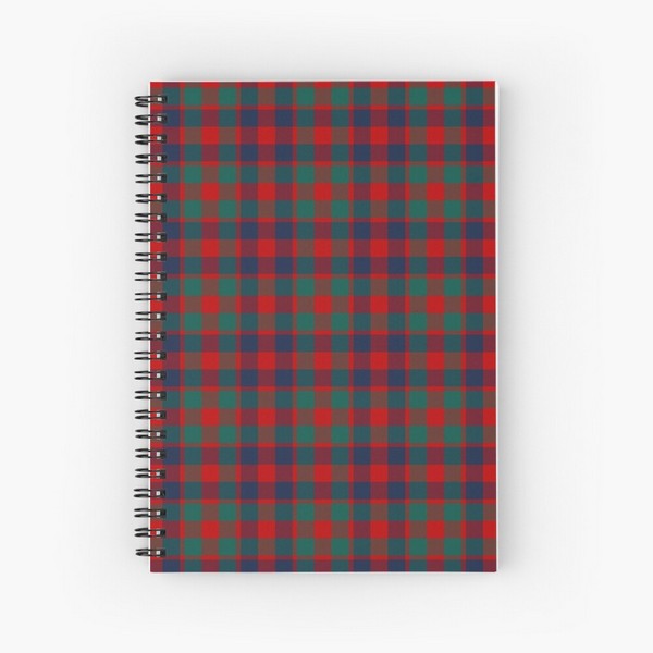 McGowan tartan spiral notebook