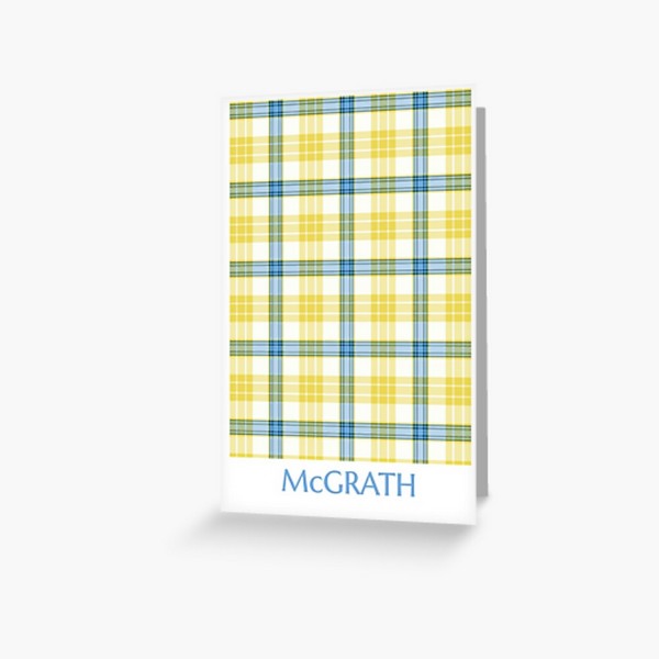 Clan McGrath Tartan Card