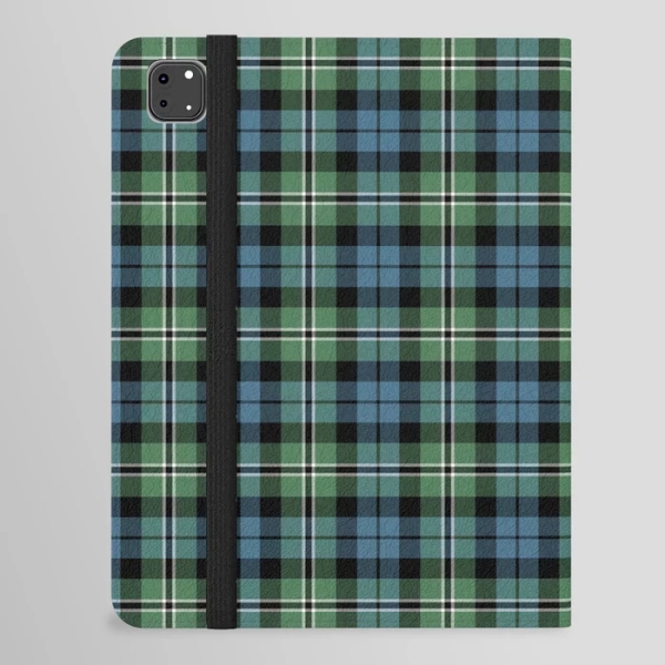 Clan Melville Tartan iPad Folio Case