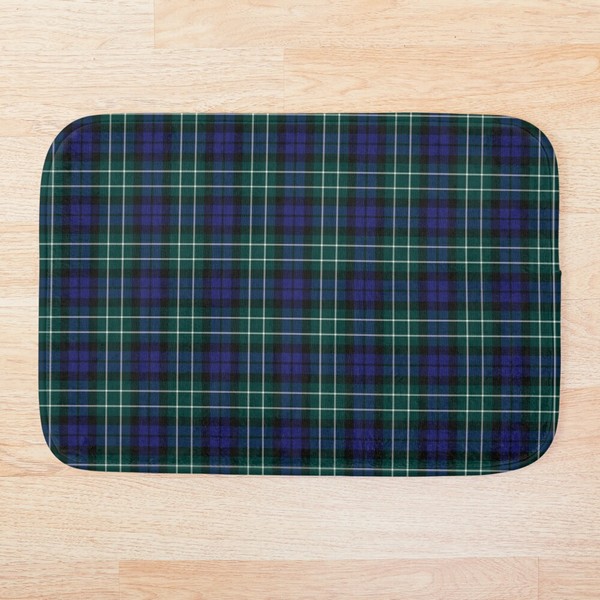 Menteith tartan floor mat