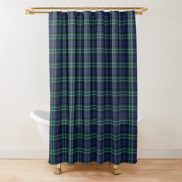 Menteith tartan shower curtain