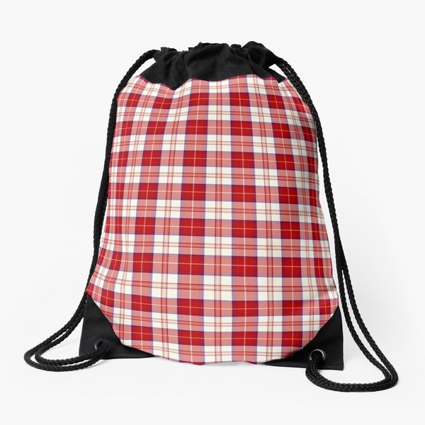 Clan Menzies Tartan Cinch Bag