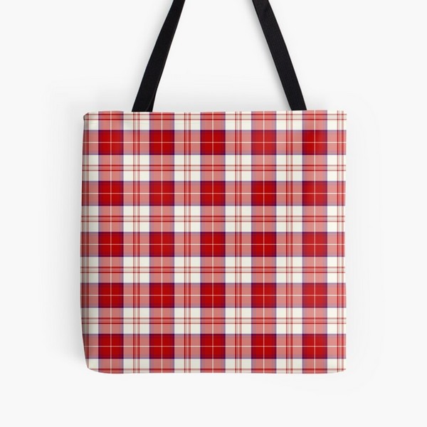 Clan Menzies tartan tote bag