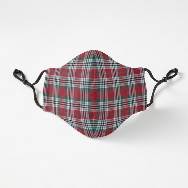 Metcalf tartan fitted face mask