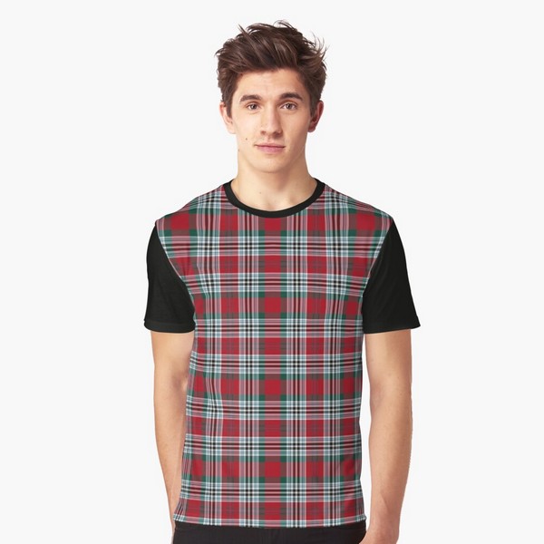 Metcalf tartan tee shirt