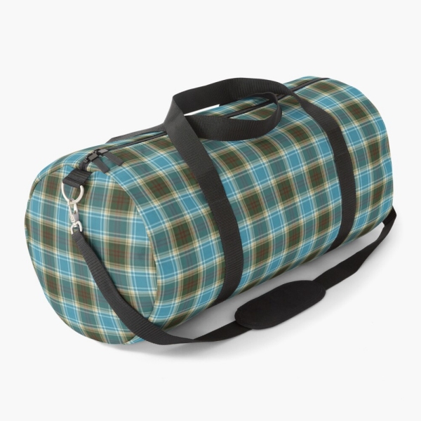 Michigan tartan duffle bag