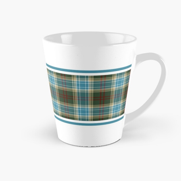 Michigan tartan tall mug