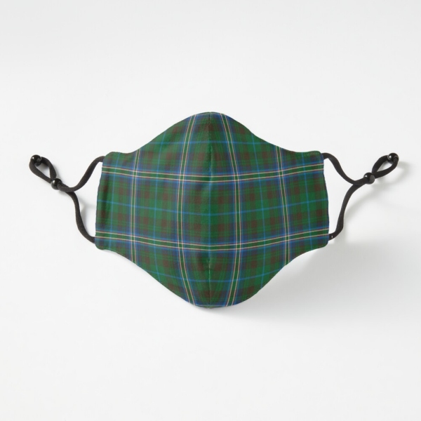 Missouri tartan fitted face mask