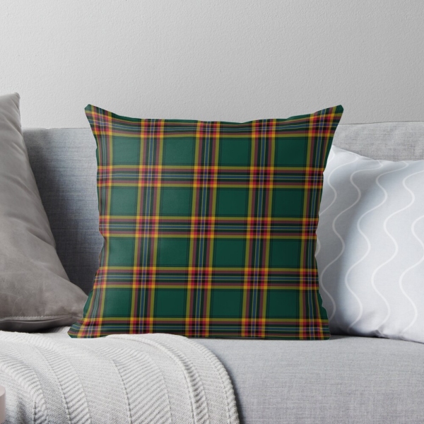 Moran tartan throw pillow