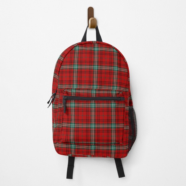 Clan Morrison Red Tartan Backpack