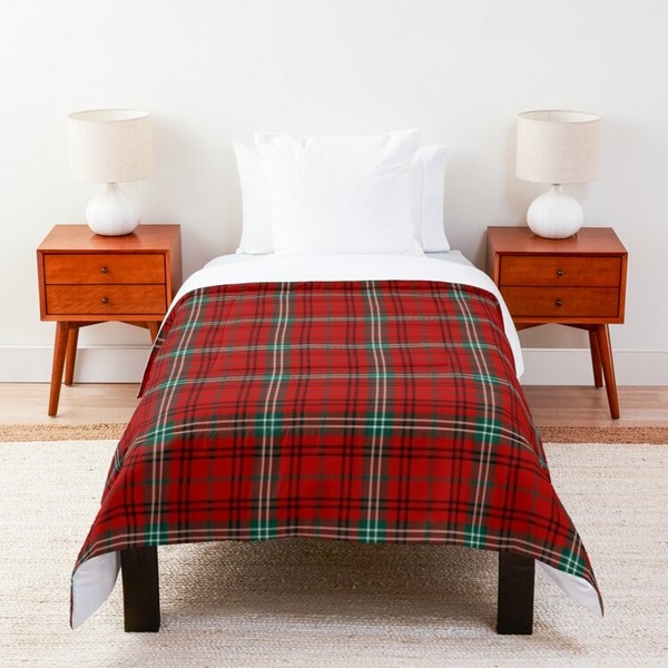 Morrison tartan comforter