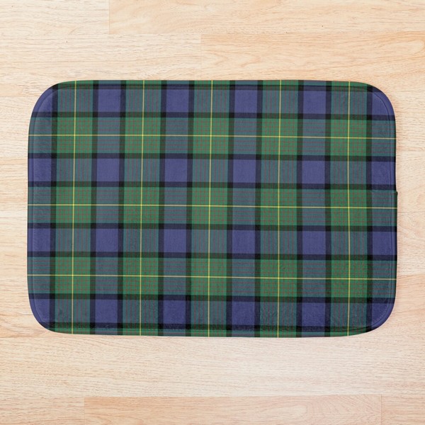 Muir tartan floor mat