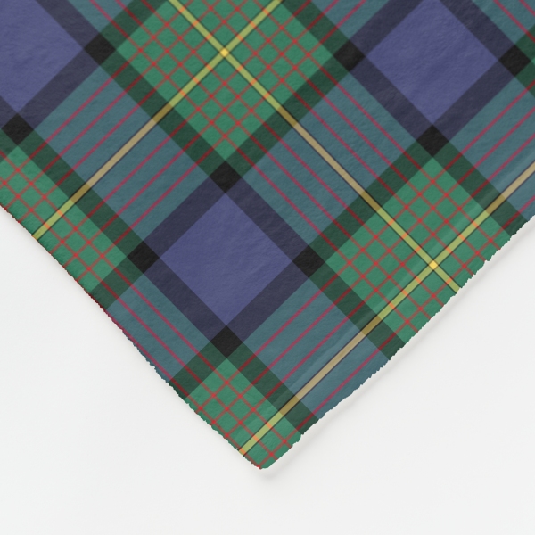 Muir tartan fleece blanket