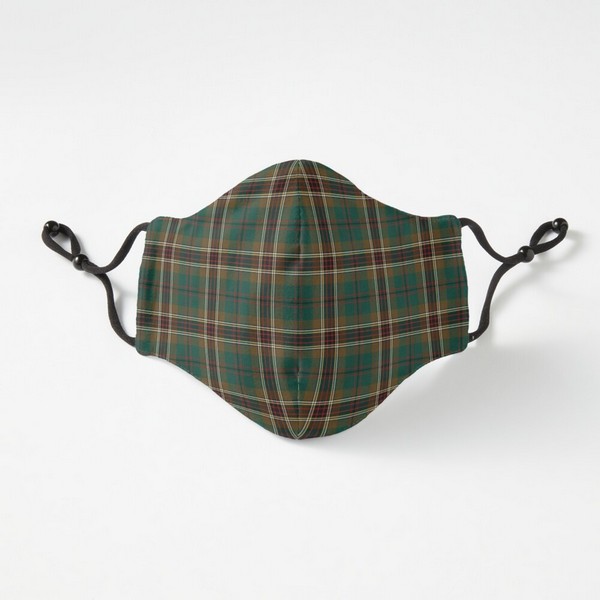 Murphy tartan fitted face mask