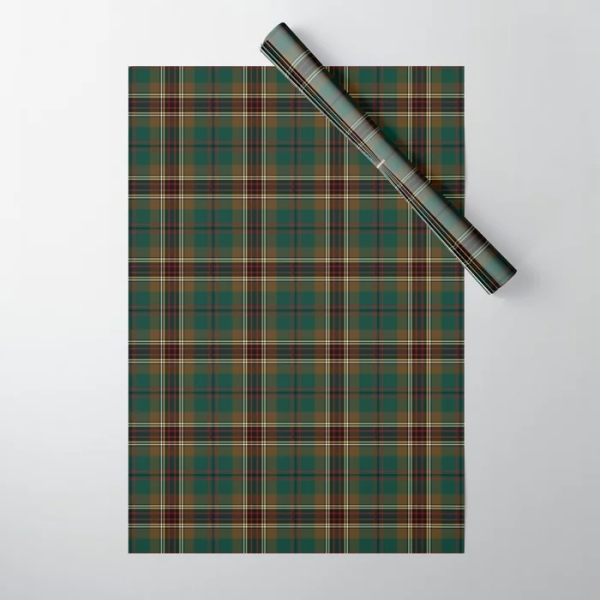 Murphy tartan wrapping paper