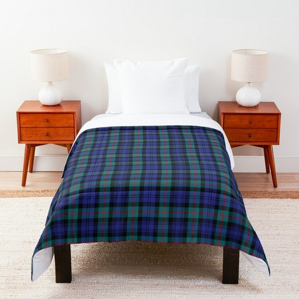 Murray Modern tartan comforter