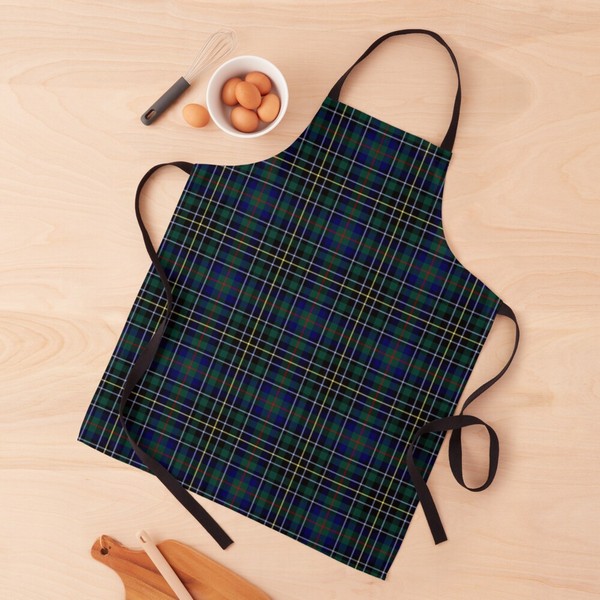 Nairn District tartan apron