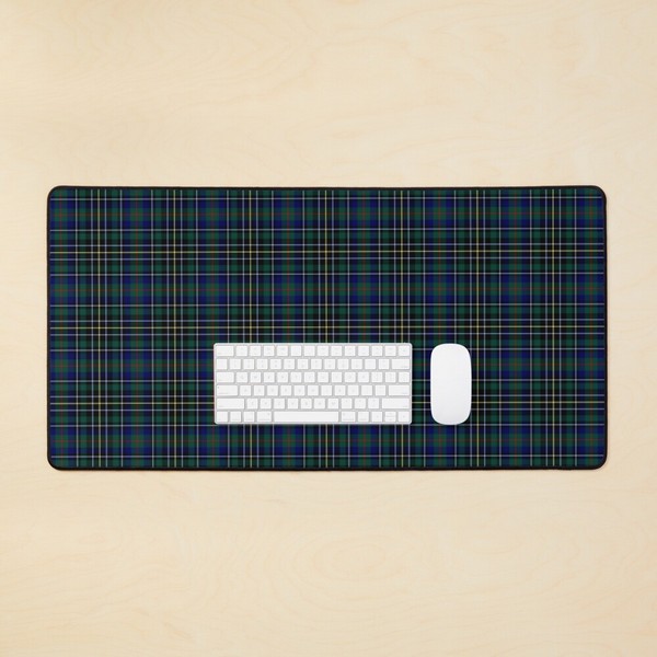 Nairn District tartan desk mat