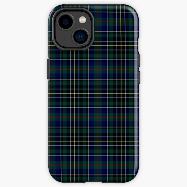 Nairn District tartan iPhone case