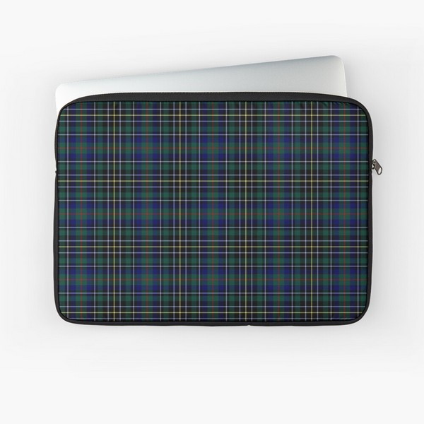 Nairn District tartan laptop sleeve