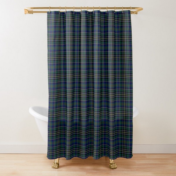 Nairn District tartan shower curtain