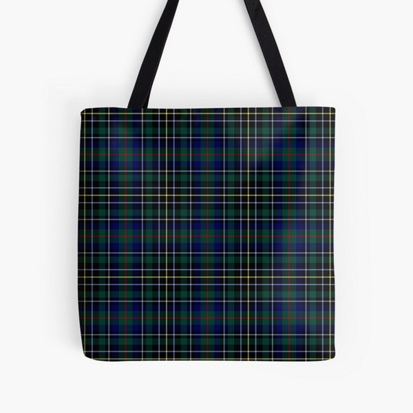 Nairn District tartan tote bag