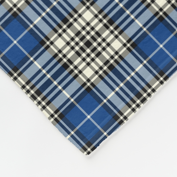 Napier tartan fleece blanket