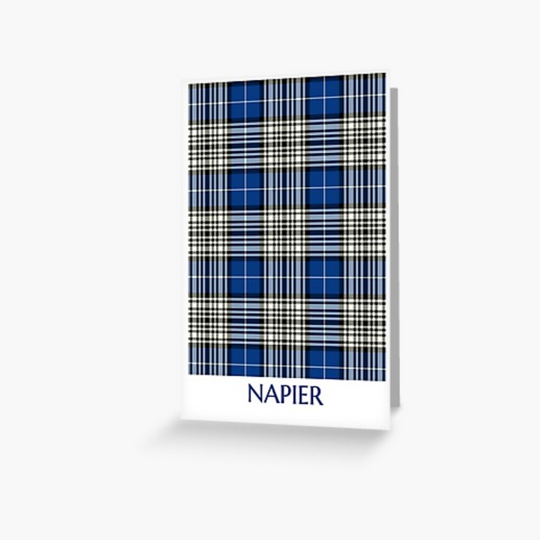 Clan Napier Tartan Card