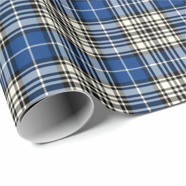 Napier tartan wrapping paper