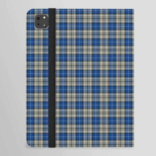 Clan Napier Tartan iPad Folio Case