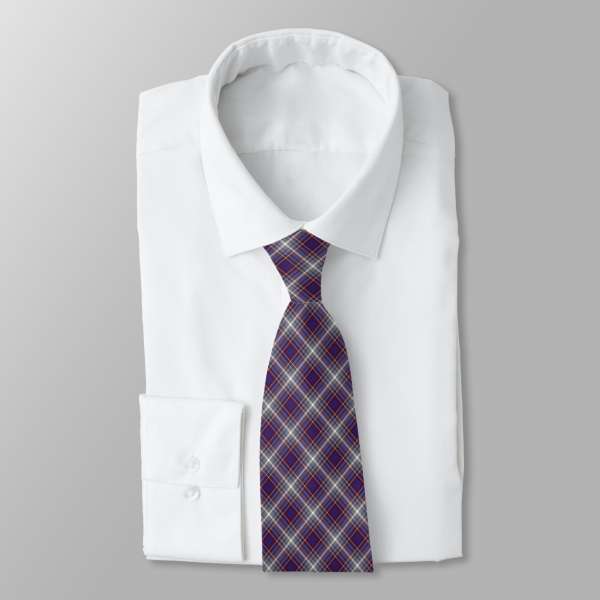 Nevada tartan necktie